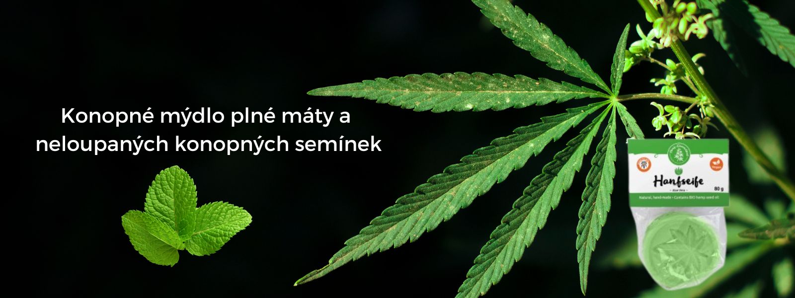 konopné mýdlo s mátou